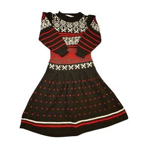 Charming Black and Red Kids Dress